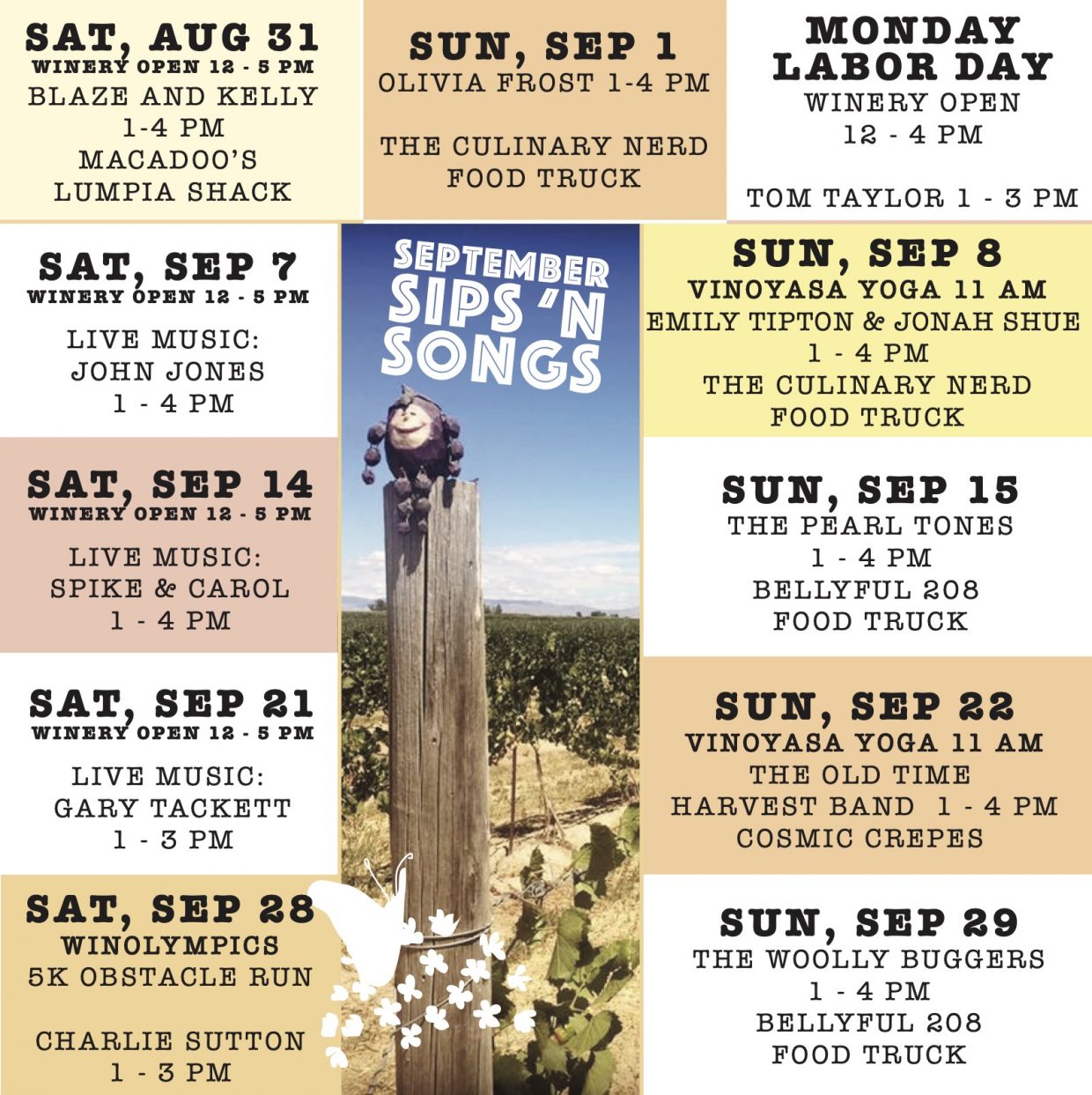 September Sips ‘n Songs